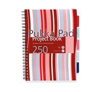 Pukka Pad Proyecto (A4, 250 páginas 125 hojas - Color: Rosa/Azul