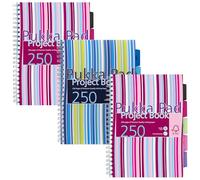 Pukka Pad 836746 - Cuaderno de anillas tamaño A4 - Pack de 3 uds.