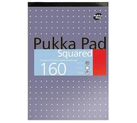 Pukka Pad - Bloc de notas (A4, 5 mm, 80 g/m², 160 hojas a cuadros)