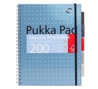 pukka pads 6970-MET - Pukka Pad A4 Executive Project Book Ruled 200 Page 6970-MET - (PK3) by Pukka Pads