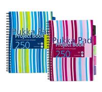 Pukka Pads Carnet avec 5 intercalaires de couleur amovibles 80 g/m² A4