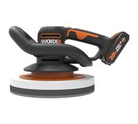 Pulidora de batería 250mm 20V Máx. Worx | PowerShare | WX856 | Incluye 1 batería 2Ah y cargador | Empuñadura delantera, gran superficie de acción orbital aleatoria