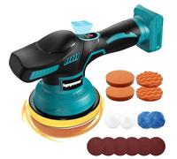 Pulidora de coche para Makita 18 V batería LXT, pulidora excéntrica de 150 mm con 8 velocidades, juego de pulido automático para detalles del coche y cuidado de la pintura, lijadora inalámbrica para