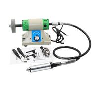 Pulidora de joyas, Kit de pulido de piedras preciosas 1000 0RPM Máquina de pulido multifunción Joyas de roca tampón de roca molinillo de molino Banco 350W