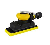 Pulidora de metales portátil Lijadora orbital neumática Amoladora aire 88A/98A Máquina pulidora/rectificadora excéntrica al vacío Herramientas neumáticas ,Rendimiento alto(70x100MM)