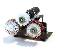 Pulidora eléctrica de nogal, limpieza totalmente automática y máquina de cuentas de pátina, clip ajustable de 0,5 a 6 mm, velocidad infinitamente variable