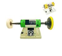 Pulidora eléctrica para banco, amoladora de piedras preciosas, amoladora de piedras preciosas, torre de oficina, velocidad ajustable, 0-10.000 rpm, 750 W, gran capacidad (rosa)