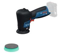 Pulidora excentrica BOSCH PROFESSIONAL GPX 12V-77, 12V, plato de pulido de 77mm, sin batería, sin cargador