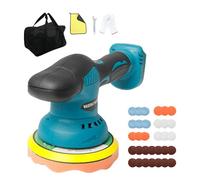 Pulidora inalámbrica para coche Makita, sin escobillas de 6 pulgadas, 8 velocidades variables, 5500 rpm, pulidora excéntrica para detalles de coche, depilación de arañazos (sin batería)