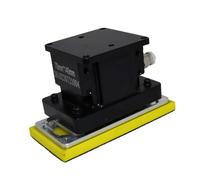Pulidora neumática automática aleatoria orbital cuadrada de 7,5 x 14 cm para brazo robot para sistema de automatización, línea de producción, banco de trabajo, carpintería, acabado automático
