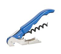 PULLTAP'S GENUINE Classic 500 (Azul) Abridor de Vino, Sacacorchos de camarero profesional. Incluye doble palanca articulada, navaja cortacápsulas y abridor de tapones. Fabricado en España