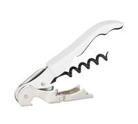 PULLTAP'S GENUINE Classic 500 (Blanco) Abridor de Vino, Sacacorchos de camarero profesional. Incluye doble palanca articulada, navaja cortacápsulas y abridor de tapones. Fabricado en España