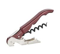 PULLTAP'S GENUINE Classic 500 (Burdeos) Abridor de Vino, Sacacorchos de camarero profesional. Incluye doble palanca articulada, navaja cortacápsulas y abridor de tapones. Fabricado en España