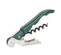 PULLTAP'S GENUINE Classic 500 (Verde Oscuro) Abridor de Vino, Sacacorchos de camarero profesional. Incluye doble palanca articulada, navaja cortacápsulas y abridor de tapones. Fabricado en España