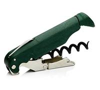 PULLTAP'S GENUINE Compact 600 | Sacacorchos de camarero plegable para uso profesional - Fabricado en España - Incluye navaja cortacápsulas y abridor de botellas (Verde Oscuro)
