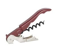 PULLTAP'S GENUINE Slider 900 (Burdeos) Abridor de Vino, Sacacorchos de camarero profesional. Incluye doble palanca articulada, navaja cortacápsulas y abridor de tapones. Fabricado en España