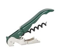 PULLTAP'S GENUINE Slider 900 (Verde Oscuro) Abridor de Vino, Sacacorchos de camarero profesional. Incluye doble palanca articulada, navaja cortacápsulas y abridor de tapones. Fabricado en España