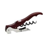 PULLTAP'S GENUINE Slider Boss 150 - Sacacorchos de camarero premium profesional - Fabricado en España - Con doble palanca articulada, navaja cortacápsulas tipo cúter y abrebotellas (Burdeos)