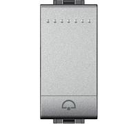 Pulsador 10A campana iluminable1 móduloBTICINO Livinglight NT4042NTech