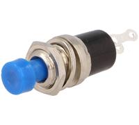 Pulsador abierto en reposo 1a/250vac pulsador azul off-on