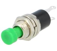 Pulsador abierto en reposo 1a/250vac pulsador verde off-on
