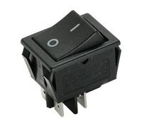 Pulsador basculante bipolar 16a/250vac color negro 11.405pn