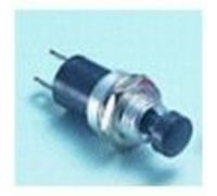 Pulsador cerrado en repso 1a/250vac pulsador negro off-on