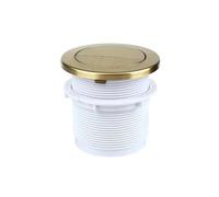 Pulsador cisterna 2 piezas de botón inodoro doble descarga dorado, neumático tipo aire, apto for válvula drenaje Geberit 116.042.11.1