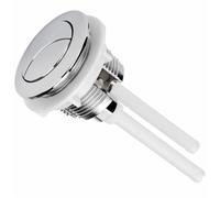 Pulsador Cisterna Botón de descarga doble for inodoro, botón de cabeza redonda Universal, interruptor de presión de tanque de plástico for cisterna, accesorios de inodoro for baño de 38mm Botones Cist