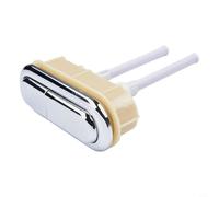 Pulsador Cisterna Doble Botón 110x40mm ABS Válvula Descarga Dual Rectangular para Pieza Reparación