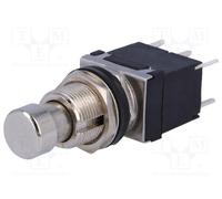 Pulsador conmutador 2ctos on-(on) 1a 250v cto.imp