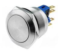 Pulsador conmutador antivandalico 3a/220vac 2 posiciones ip65 on-(on)