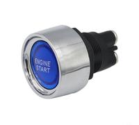 Pulsador de arranque del motor 12 V/24 V 50 A con LED para encendido, interruptor impermeable para coche, camión, barco, montaje de 22 mm de diámetro, botón de arranque instantáneo en carcasa metálica