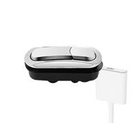 Pulsador de botón de inodoro - Desagüe remoto inalámbrico, adaptador automático sin contacto, portátil, inteligente, sensible | Motor de alto par para higiene del baño, personas mayores