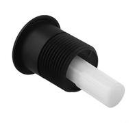 Pulsador de cisterna de doble descarga para válvula Siamp 45 34455009, acabado cromado, montaje de repuesto, ABS negro, 85 x 48 mm