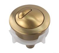 Pulsador de cisterna de inodoro de doble descarga para válvula de descarga operada por cable Siamp para modelo Optima 50, accesorio de control de descarga de inodoro negro mate (dorado)