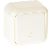 Pulsador de timbre antiguo 6x6x3 cm, diseño vintage, fácil instalación, ideal para llamar a puerta, decoración clásica del hogar.