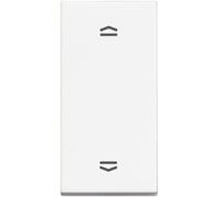 Pulsador dobleestrecho para persianasBTICINO RW4037N Classia1 modulo Blanco