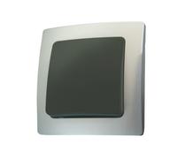 Pulsador empotrable. lille. plata-gris electro dh 36.535/p/pg 84305521