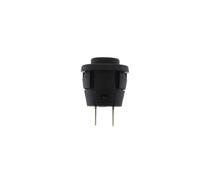 Pulsador empotrable off-on tecla negro contactos plata electro dh 11.5