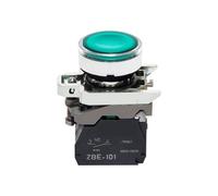 Pulsador luminoso XB4 | Colores: verde rojo amarillo blanco azul; Voltaje: AC/DC24V AC220V