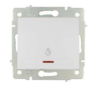 pulsador luz luminoso 10a 250v serie europa solera erp04ilqc