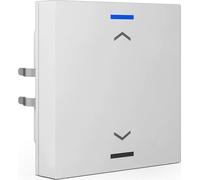Pulsador MDT KNX para luz, 55 x 55 mm, 1 contacto, RGBW, color blanco puro brillante, con función para persianas, 1 unidad.