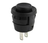 Pulsador empotrable off-on tecla negro contactos plata electro dh 11.5