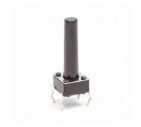 Pulsador tacto 6x6mm 4 patillas altura total 17mm 165.0230g
