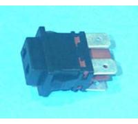 Pulsador unipolar con toma 13x20mm 6a 4 faston
