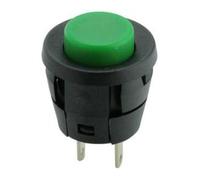 Pulsador verde empotrar off-on 2a/250v