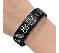 Pulsera con alarma por vibración Reloj Sin Sonido Resistente Al Sudor