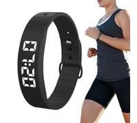 Pulsera de alarma vibratoria, pulsera silenciosa con temporizador, reloj de vibración de silicona, pulsera de alarma para niños, parejas, sueño diario, viajes, hogar, cama, dormitorio, siesta, caminar