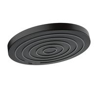 Pulsify S Rociador de ducha (Diámetro: 26 cm, 8,4 l/min, Número de funciones: 1 ud., Negro)